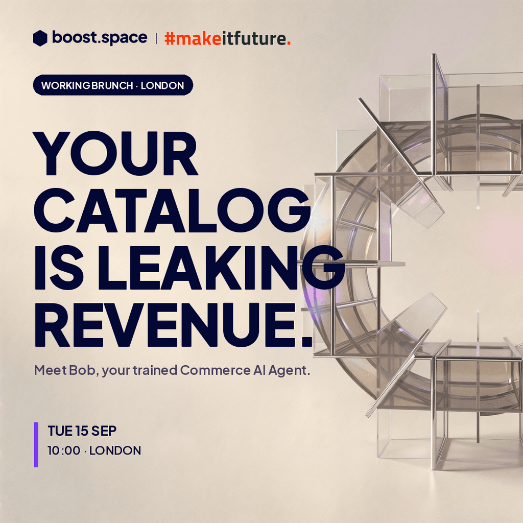 Your Product Catalog Is Leaving Revenue Behind | London event cover