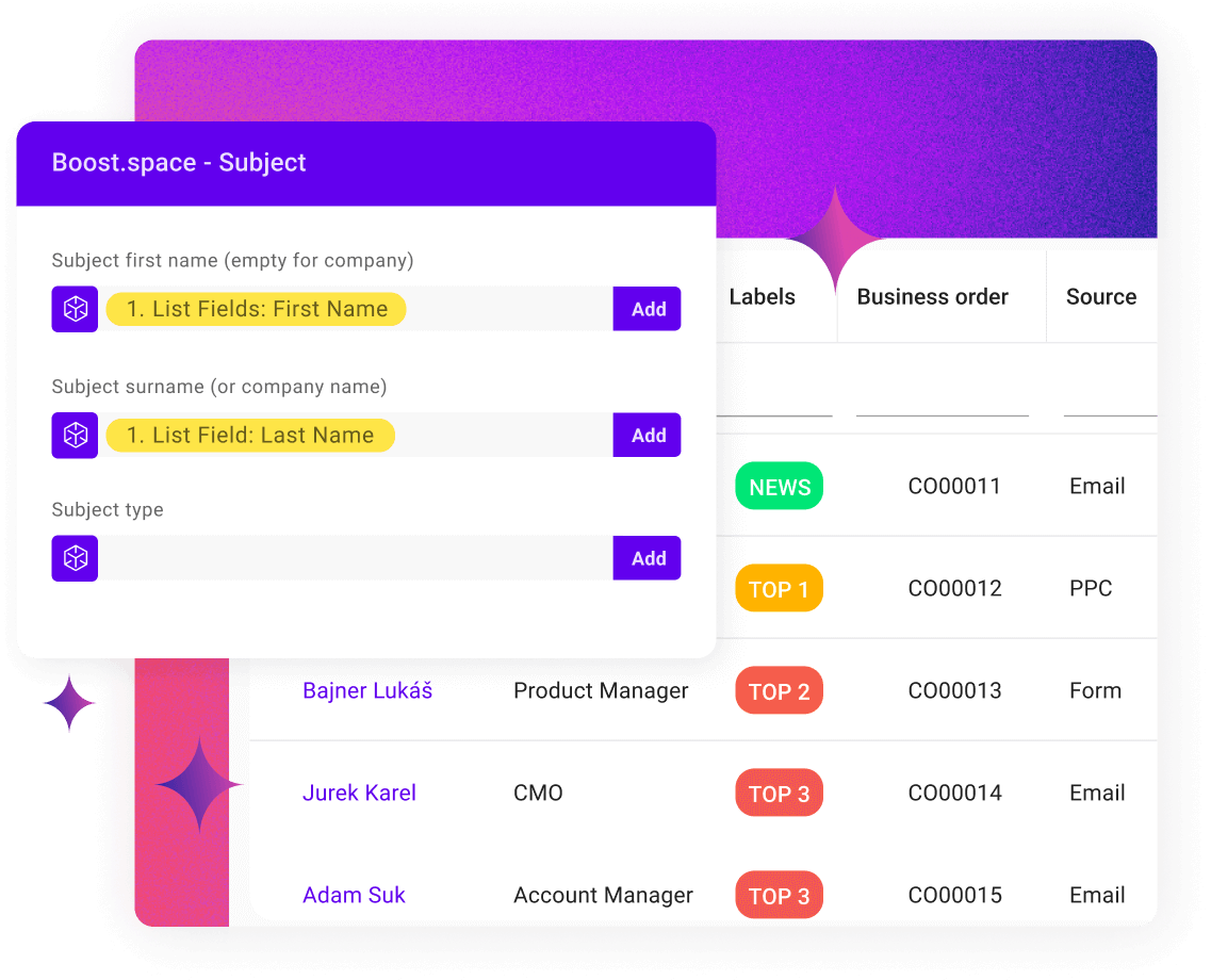 Data consolidations