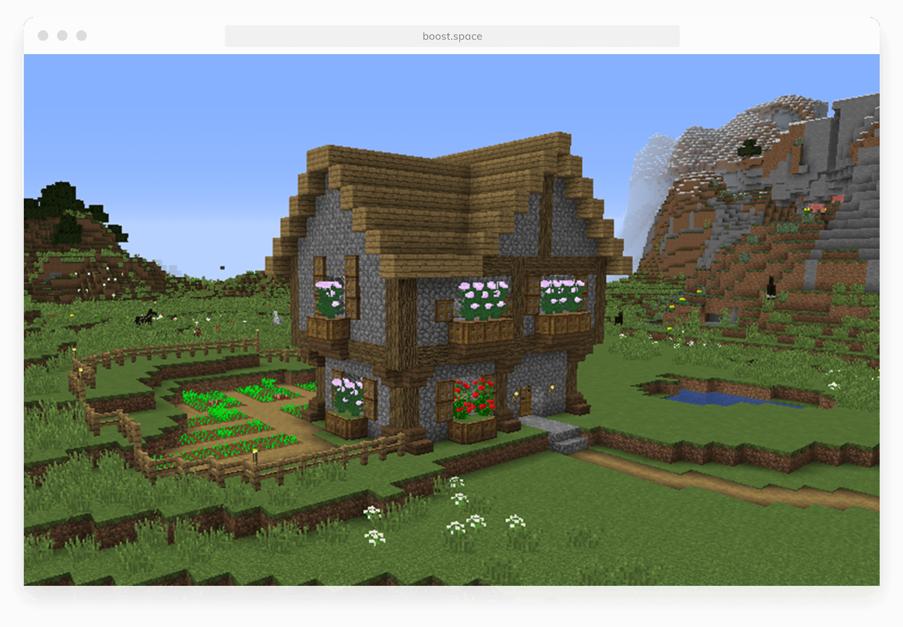 Screenshot modulu Minecraft