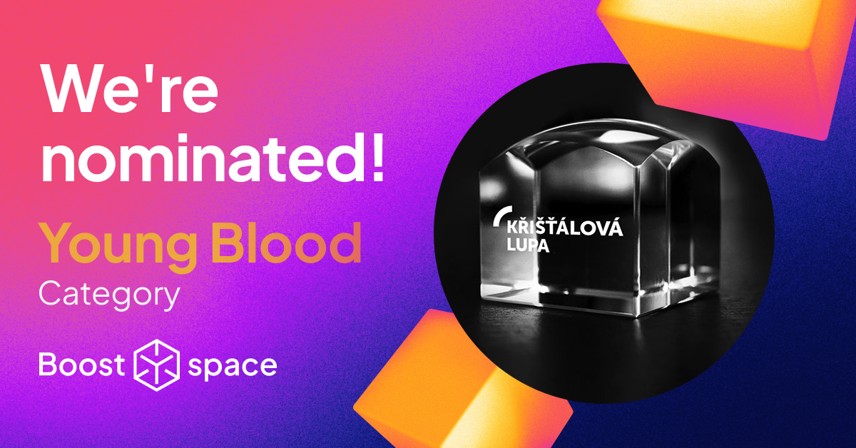 Boost.space Nominated for Křišťálová Lupa 2023