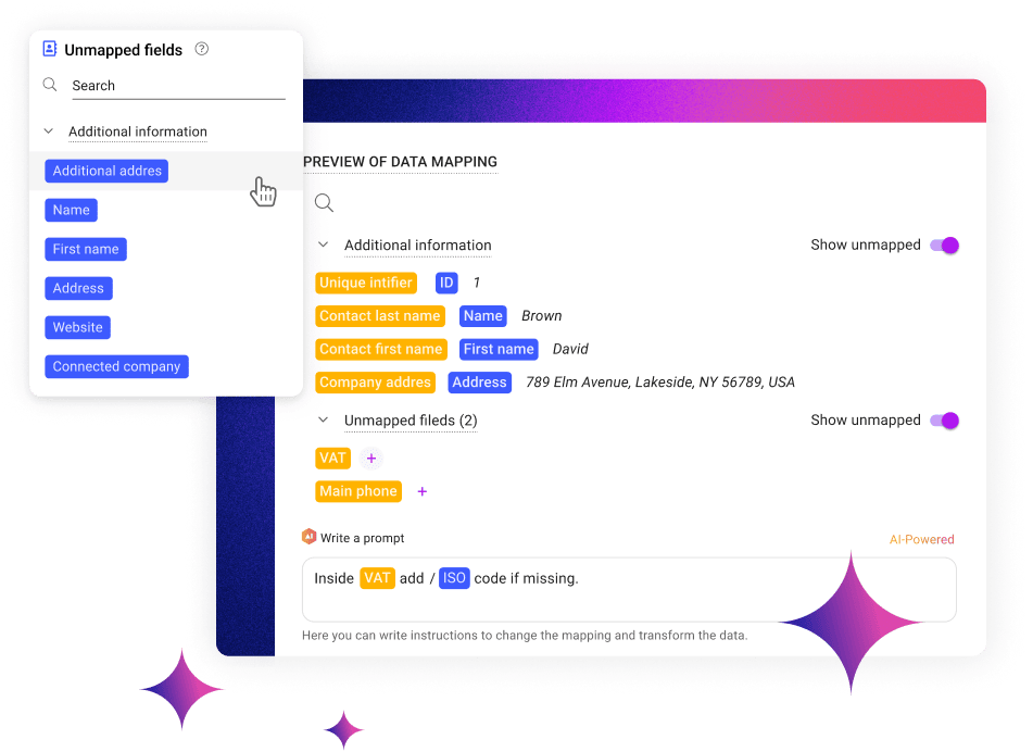 ai field mapping