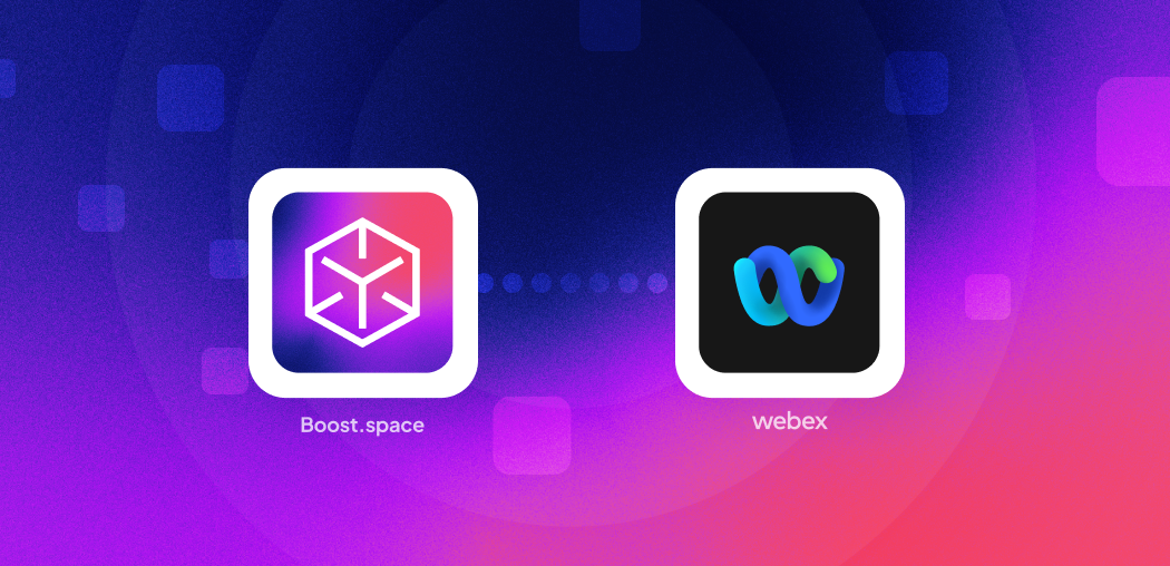 Boost.space Partners with Webex by Cisco to Revolutionize Data Synchronization and Collaboration